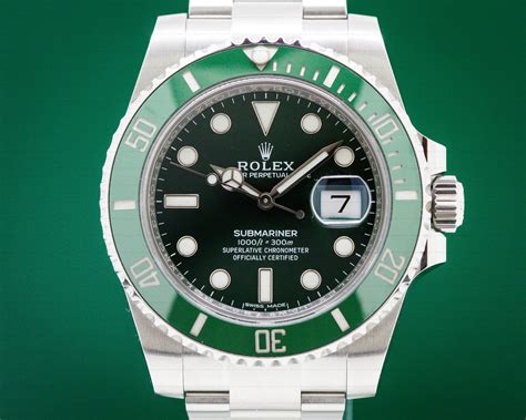 green rolex watch|rolex green face submariner.